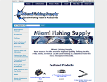 Tablet Screenshot of miamifishingsupply.com